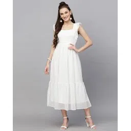 aayu-all about you Swiss-Dot Fit & Flare Dress-picture-14