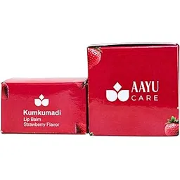 AAYU CARE - Kumkumadi Lip Balm – Nourishing, Brightening & Healing for Soft, Smooth Lips (Free, Strawberry)-picture-41