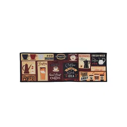 AAZEEM Brown Set Of 2 Abstract Print Floor Runner-picture-25