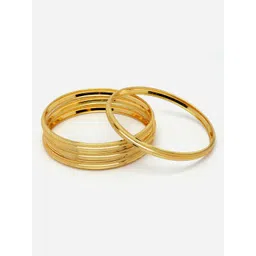 Aazeen Set Of 4 Gold-Plated Bangle-picture-25