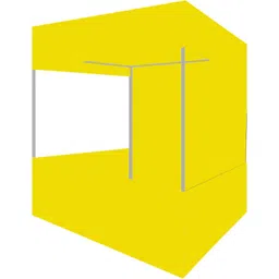 ab sab Canopy Tent with Yellow Tetron Cloth for Promotional Advertising 6x6x7 Feet Tent - For 5 person-picture-15