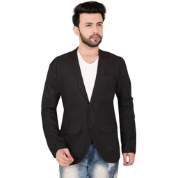 abc any budy clean Men Self Design Single Breasted Casual Blazer-picture-47
