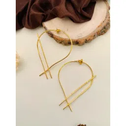 Abdesigns Classic Gold-Plated Stud Earrings-picture-32