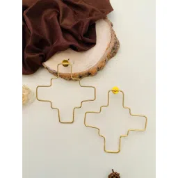 Abdesigns Classic Gold-Plated Stud Earrings-picture-26