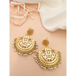 ABDESIGNS Gold-Plated Chandbalis Artificial Beads Chandbalis Earrings-picture-13
