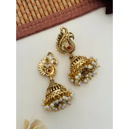 Abdesigns Gold-Tone Plated Statement Necklace & Earring Set image 5