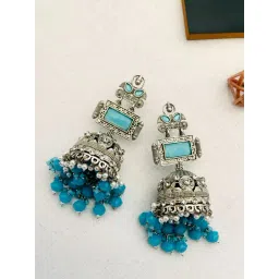 Abdesigns High-Quality Ornamental Greman Silver Earring-picture-19