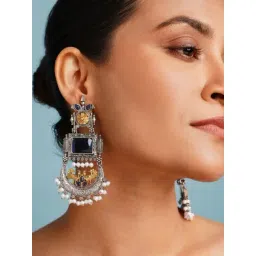 Abdesigns Silver Elegant Minimal Dangler Earrings-picture-27