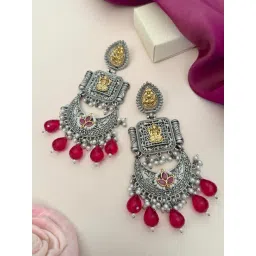 Abdesigns Silver Minimal Dangler Earrings-picture-12