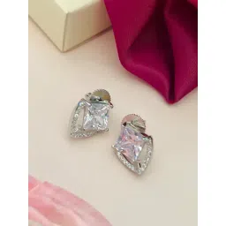 Abdesigns Silver Minimal Stud Earrings-picture-43