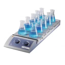 Abdos 18x45cm Swirltop 10 Channel Magnetic Stirrer &a; Hot Plate, E11236-picture-15