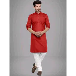 ABDP Fashion Men Regular Kurta with Pyjamas-picture-18