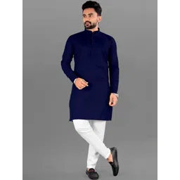 ABDP Fashion Men Regular Kurta with Trousers-picture-34