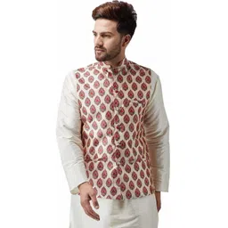 abeer fashion Floral Print Men Waistcoat-picture-15