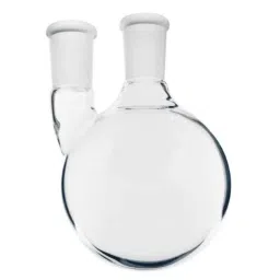 ABGIL 100ml Borosilicate Glass Round Bottom Boiling Flask with Two Neck &a; Joint at Parallel, ABG1350-picture-14
