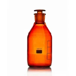 ABGIL 250ml Borosilicate Glass Amber Narrow Mouth Reagent Bottle with Interchangeable Stopper, ABG771-picture-26