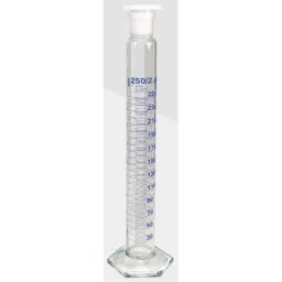 ABGIL 250ml Borosilicate Glass Hexagonal Base Cylinder Graduated Single Metric Scale with Pour Out &a; Stopper, ABG1221-picture-33