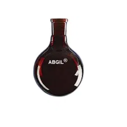 ABGIL 500ml Borosilicate Glass Amber Round Bottom Boiling Flask with Rim &a; Interchangeable Joint, ABG1282-picture-42