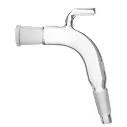 ABGIL ABG373 Borosilicate Glass Receiver Adapter Bend with Vent - Socket (B-55) Cone (B-55)-picture-23