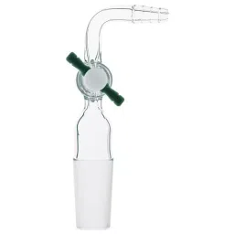 ABGIL ABG480 Borosilicate Glass Flow Control Adapter With Stopcock Bent At 90° Angle - Cone (B-55)-picture-13