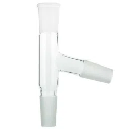 ABGIL B-24 Borosilicate 3.3 Glass Glossy Smooth Finish Distillation Adapter with Two Cones &a; One Socket, ABG376-picture-19