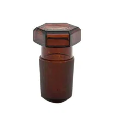ABGIL Borosilicate Glass Amber Hexagonal Stopper, Joint: B-24, ABG832-picture-23