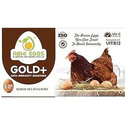 ABHI EGGS Gold+ Brown Eggs Box (Pack of 6)-picture-17