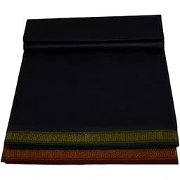 abhikram 100% Pure Cotton Lungi for Men Stylish, Soft and Comfortable Border Design 2.15 METER-picture-10