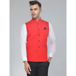 Abhimaan Woven Nehru Jacket-picture-30