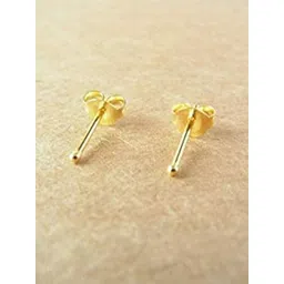 Abhooshan Gold-Plated 925 Sterling Silver Contemporary Studs Earrings-picture-38
