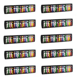 abica Abacus math learning kit for kids 17 Rod Multicolor (Pack of 10)-picture-36