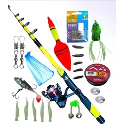 abirs special fishing set combo with fishing kit extra thik Yellow Fishing Rod-picture-16