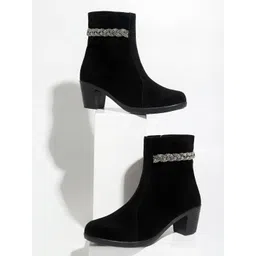 ABJ Fashion Women Ankle Length Boots-picture-28