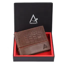 ABOOST Men Leather Three Fold Wallet-picture-35