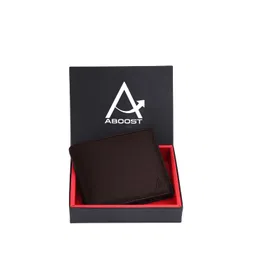 ABOOST Men RFID Protected Genuine Leather Two Fold Wallet-picture-33