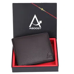 ABOOST Men RFID Protected Genuine Leather Two Fold Wallet-picture-34