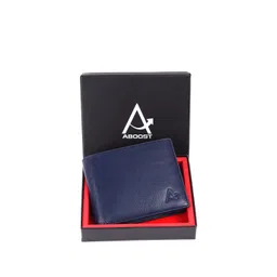 ABOOST Men Textured Leather Two Fold Wallet image 1
