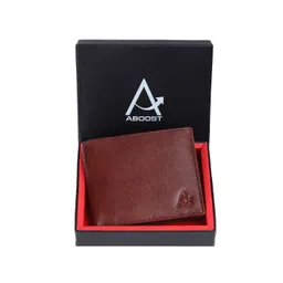 ABOOST Men Textured RFID Protected Leather Two Fold Wallet-picture-15