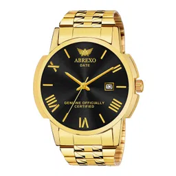 Abrexo Men Dial & Bracelet Style Straps Analogue Watch Abx4010- Black Plus 5003 Chain Plus-picture-27