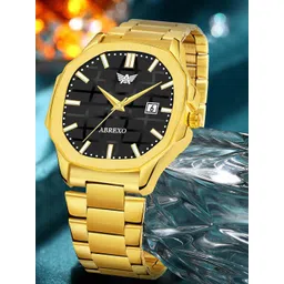 Abrexo Men Dial & Stainless Steel Bracelet Style Straps Analogue Watch Abx5670-picture-35