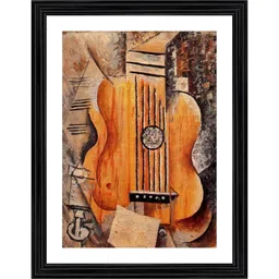 absecom Guitar I Love Eva 1912 Painting With Wood Photo Frame 14 inch frame-picture-12