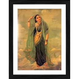 absecom Rambha 1896 Painting With Wood Photo Frame 14 inch frame-picture-25