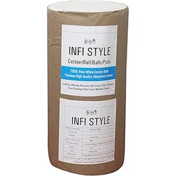 Absorbent Pure Cotton Wool Roll For Makeup Remover | Surgical | First Aid | Saloon I Beuaty and Baby Care, Pure Cotton (100 GRAM)-picture-44