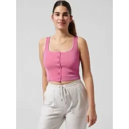 Absorbing Crepe Crop Top-picture-38
