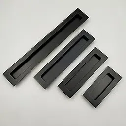 ABVIN- Matt Black Concealed Sliding Door Handle and Drawer Handle, for All Type Wardrobe & Cupboard Door, Also Fits All Type Drawer Home & Kitchen Decor 1 Pcs (6 inch)-picture-20