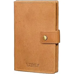 abys Genuine Leather Tan Women Clutch||Passport Cover||Card Holder||Purse-picture-39