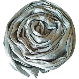 ABZURA Premium Muna Satin Hijab | Soft, Shiny & Stylish | Blue | 200 cm x 70 cm | Elegant Choice for All Occasions – Parties, Weddings & Festivals-image-35