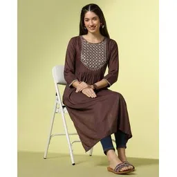acai Women Embroidered A-Line Kurta-picture-30