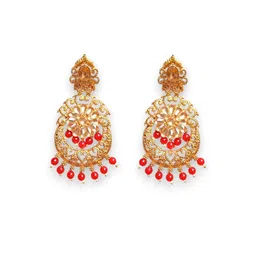 AccessHer Gold-Plated Brass Artificial Stones Earrings-picture-17