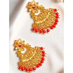 AccessHer Gold-Plated Brass Artificial Stones Earrings-picture-20